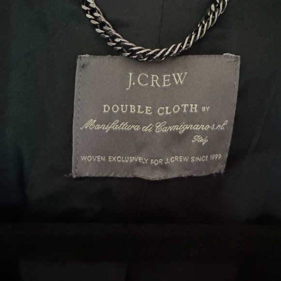 J. Crew Double Cloth Classic Black Cocoon Coat in Italian wool - Picture 5 of 5